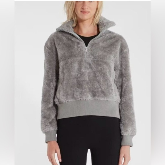 Varley NWT Griffin Duray Faux Shearling Pullover Size L Women's Long Sleeve - Picture 1 of 12